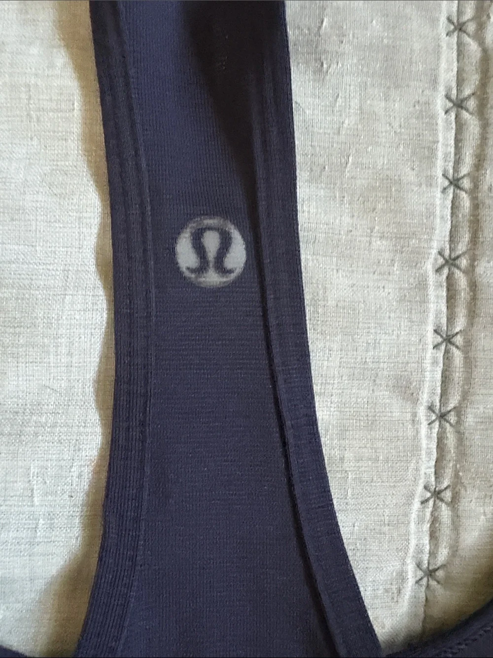 Lululemon Navy Racerback Tank Top - Picture 2 of 3